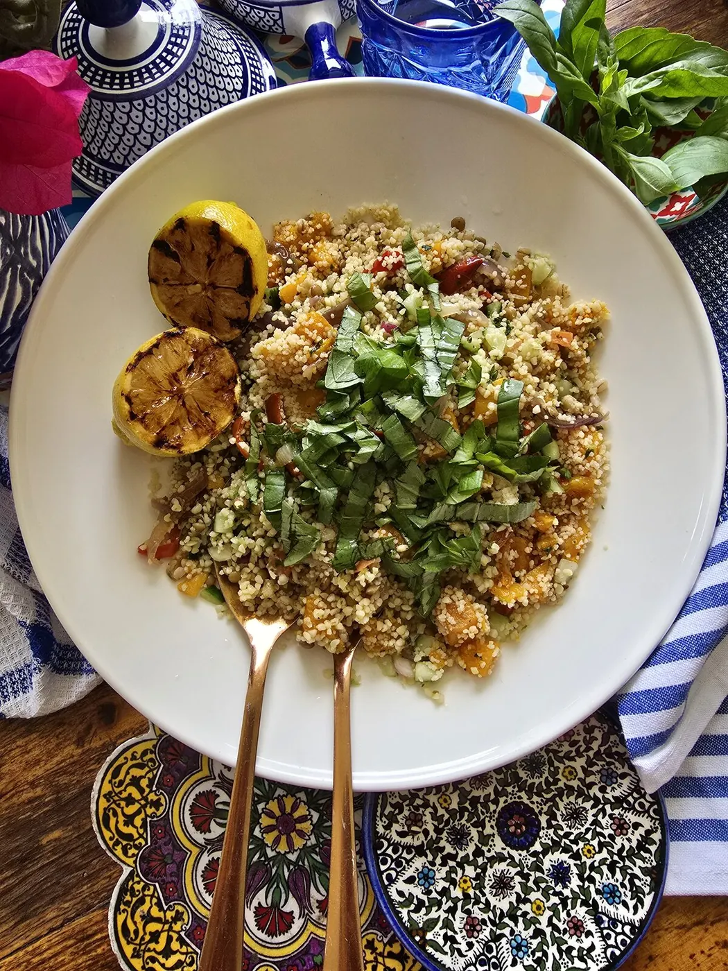 Grilled lemon couscous salad &ndash; office lunch delivery