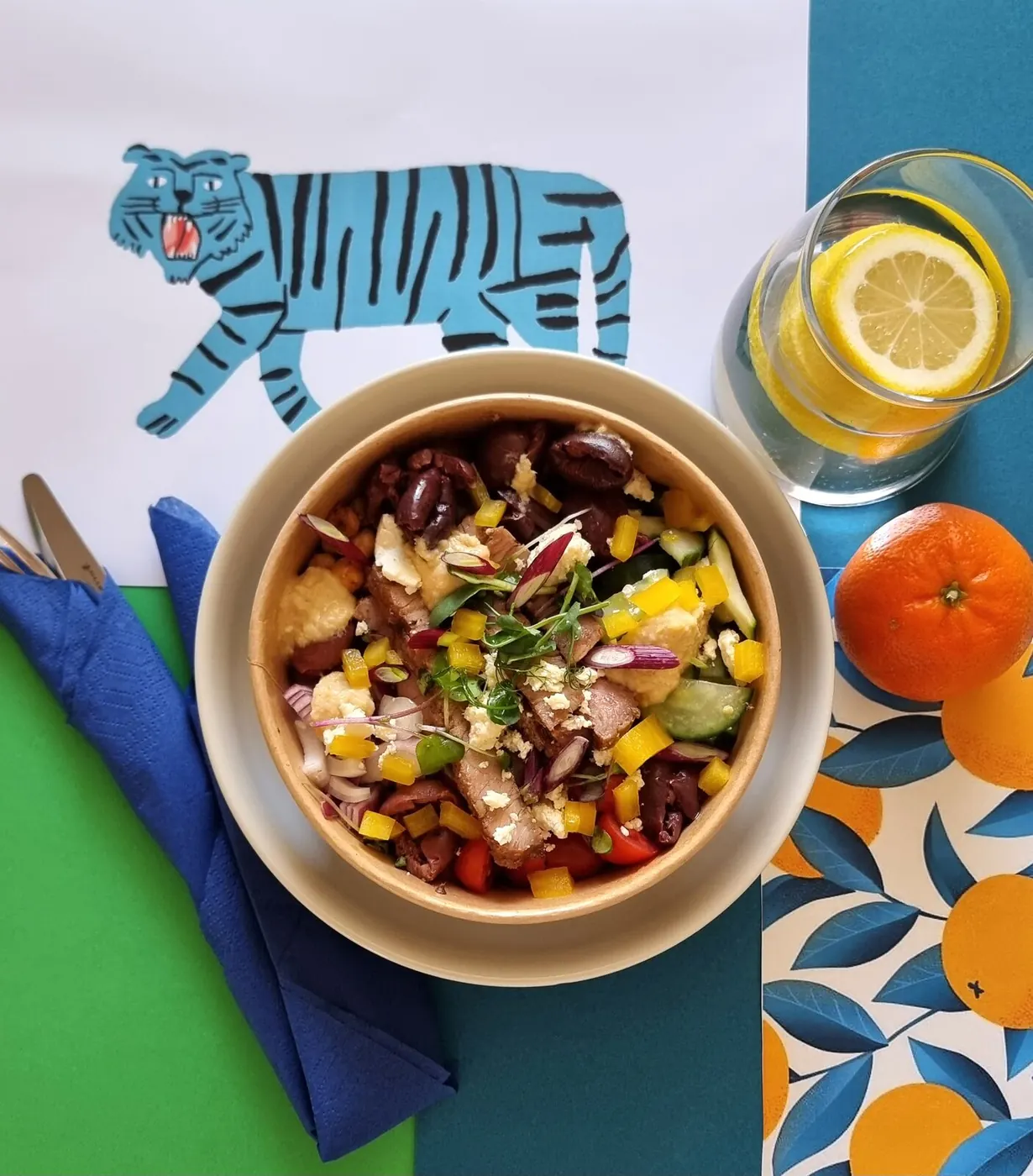 Mediterranean steak bowl &ndash; corporate meal