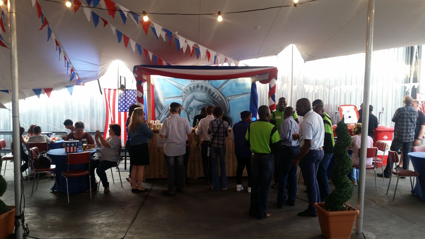 Themed corporate event with live food stations by The Kitchen Mafia
