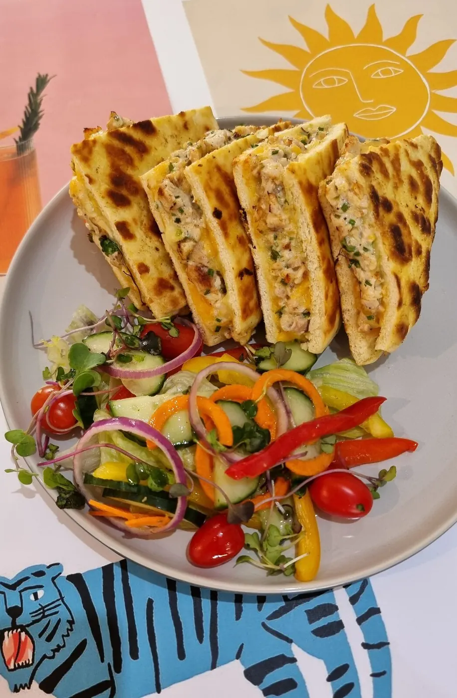 Toasted chicken sandwich with fresh salad &ndash; Johannesburg corporate catering